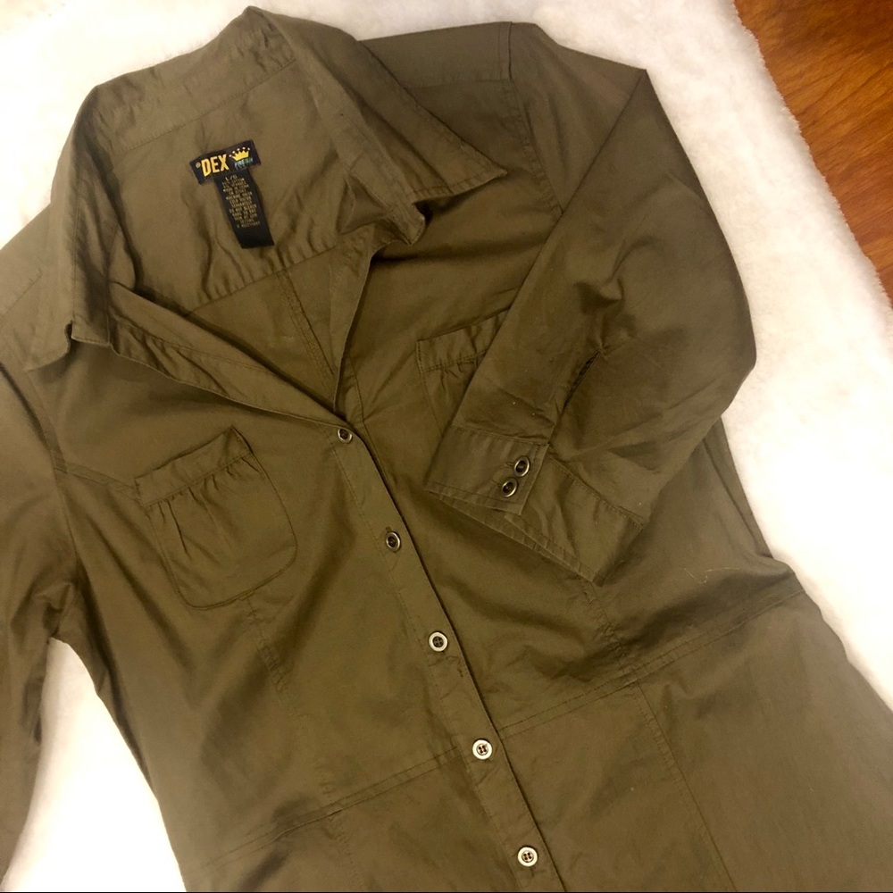 Dex Shirt Dress - size Large